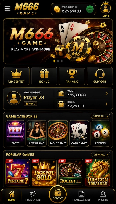 m666 game dishboard image